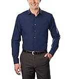 UNLISTED Men's Dress Shirt Slim Fit Solid, Medium