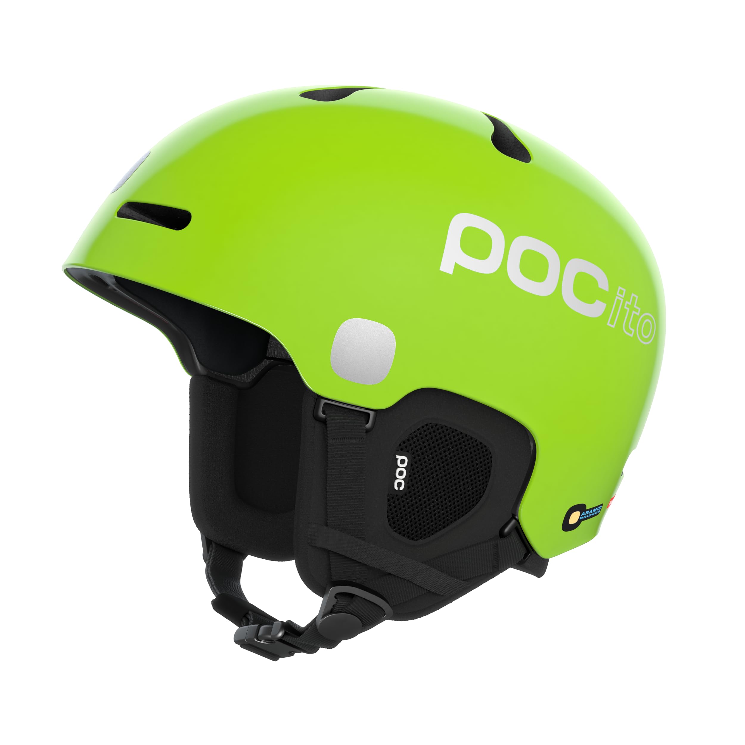 POC Unisex YouthPocito Fornix MipsChildren's Ski helmet, Fluorescent Yellow/Green, XS-S (51-54cm)