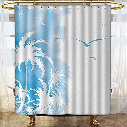 Amazon Com Anhounine Exotic Shower Curtains Mildew Resistant
