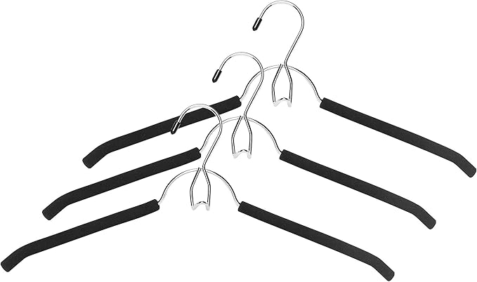 Whitmor 6100-1154 Chrome and Foam Blouse Hanger