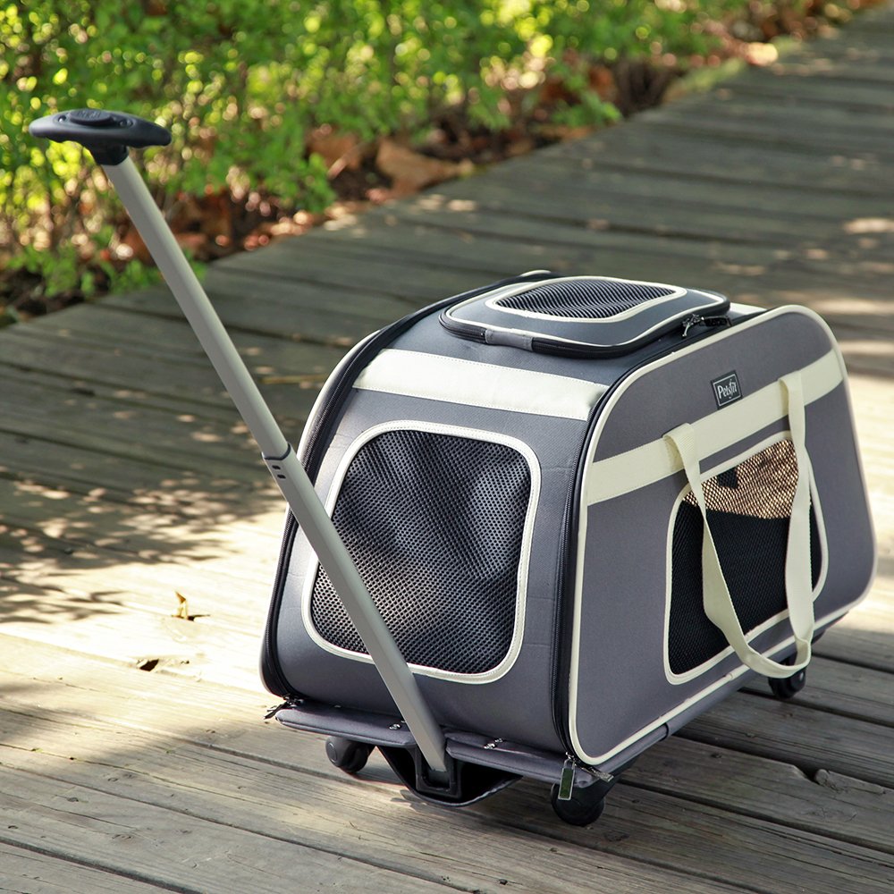 Petsfit Rolling Pet Carrier for Pets up to 28 Pounds, Not Airline Approved: Baby