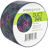 Simply Genius (Single Roll) Patterned Duct Tape Roll Craft Supplies for Kids Adults Colored Duct Tape Colors, Night Flow