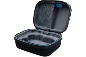 TUDIA Compact Hard Travel Case Compatible with NuFACE Mini Facial Toning Device GUNFAY-O1 & 40300 [CASE ONLY, Device NOT Included]