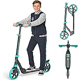 Kick Scooter for Kids 5-12 with Suspension, Teens, Foldable Lightweight Scooter with 8 Inch Wheels, Max Load 240 LBS
