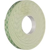 3M 4026 Natural Polyurethane Double Coated Foam Tape, 0.5" width x 5yd length (1 roll)