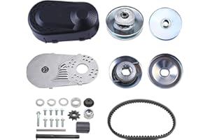 BATONECO 30 Series 1" Torque Converter Kit for Predator 301CC 2-8 HP Engine, 1 inch Bore Clutch 10T #40/41/420 Chain Replaces Go Kart Mini Bike Comet TAV2 30-75 Manco