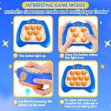 Jastown Quick Push Bubbles Game Console - Light Up Puzzle Pop Sensory Toy view 4