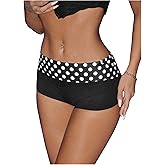 SweatyRocks Women's Leopard Print Mini Shorts Color Block Drop Waist Y2K Streetwear Shorts