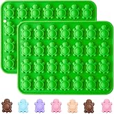 Dacthuw Mini Turtle Silicone Molds, 28 Cavities Sea Turtle Animal Molds for Chocolate, Candy, Gummy, Jello | 3D Tortoise Making Mold for Desserts, Cake Decoration | Each Capacity 2ml