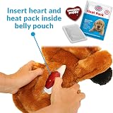 Snuggle Puppy Original Heartbeat Stuffed Toy for Dogs Black view 2