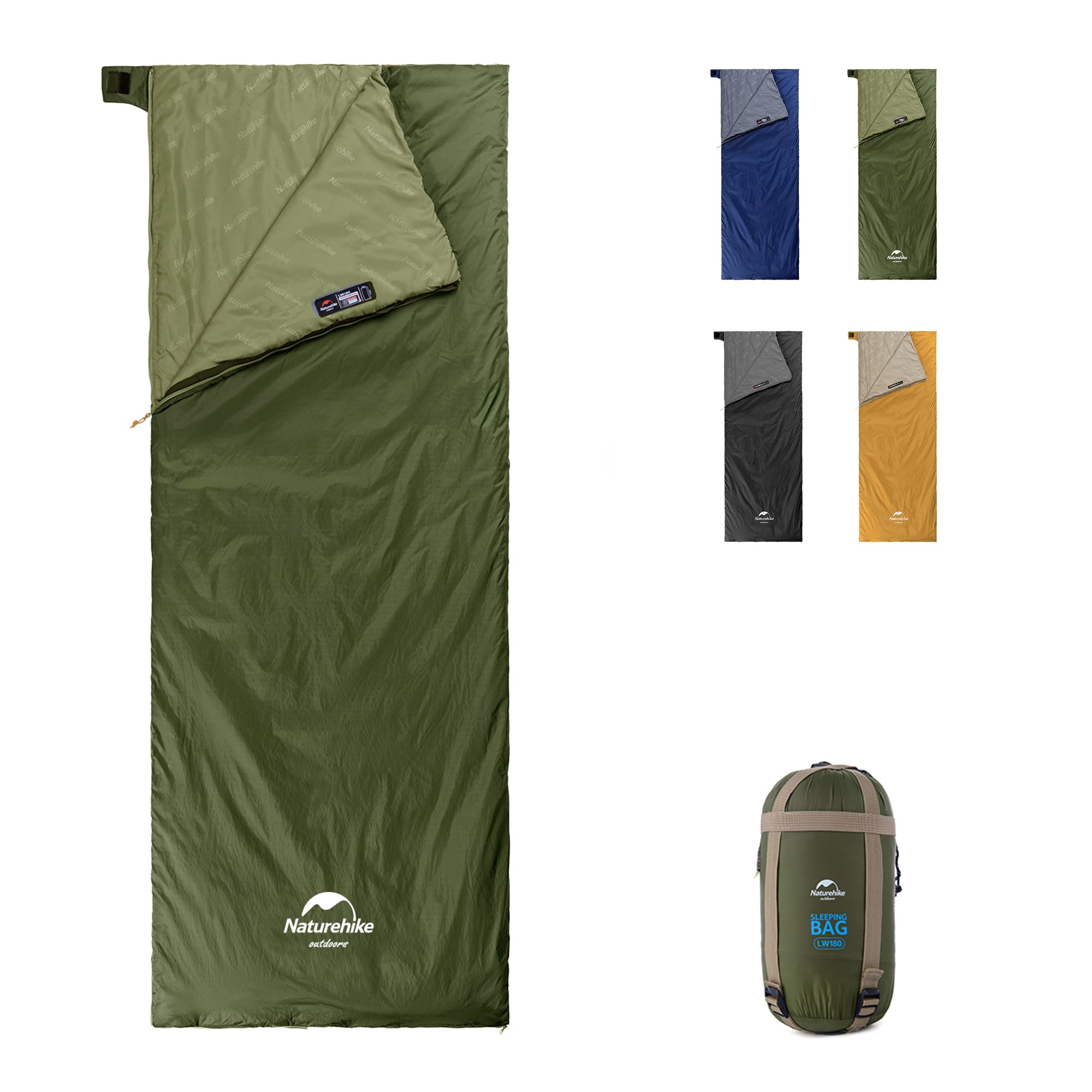 Photo 1 of ***SIMILAR PRODUCT*** Naturehike Lightweight Compact Sleeping Bag, 59?/32? Envelope Ultralight Backpacking Sleeping Bag Portable, Waterproof with Compression Sack for Cold&Warm, Camping, Traveling, Hiking