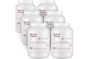 Practicon 7078712 Gleco Trap Replacement Bottles, 64 oz. (Pack of 6)