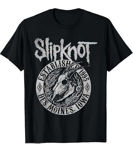 Amazon.com: Slipknot Unisex-Adults Iowa Album T-Shirt, Black