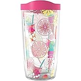 Tervis Sara Berrenson - Ice Cream Scoops and Popsicles Made in USA Double Walled Insulated Tumbler Travel Cup Keeps Drinks Cold & Hot, 16oz, Classic