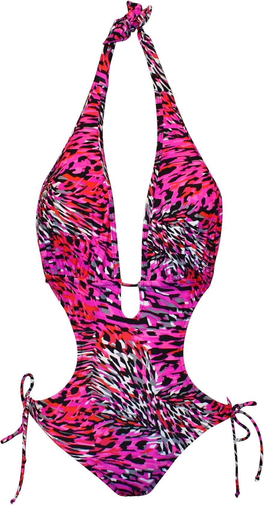 NWSC Women's Halter One Piece Monokini Swimsuit Bikini