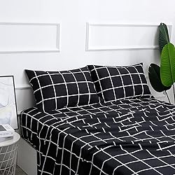 Bed Sheet Set 4 Pieces -Full Size-Soft Durable