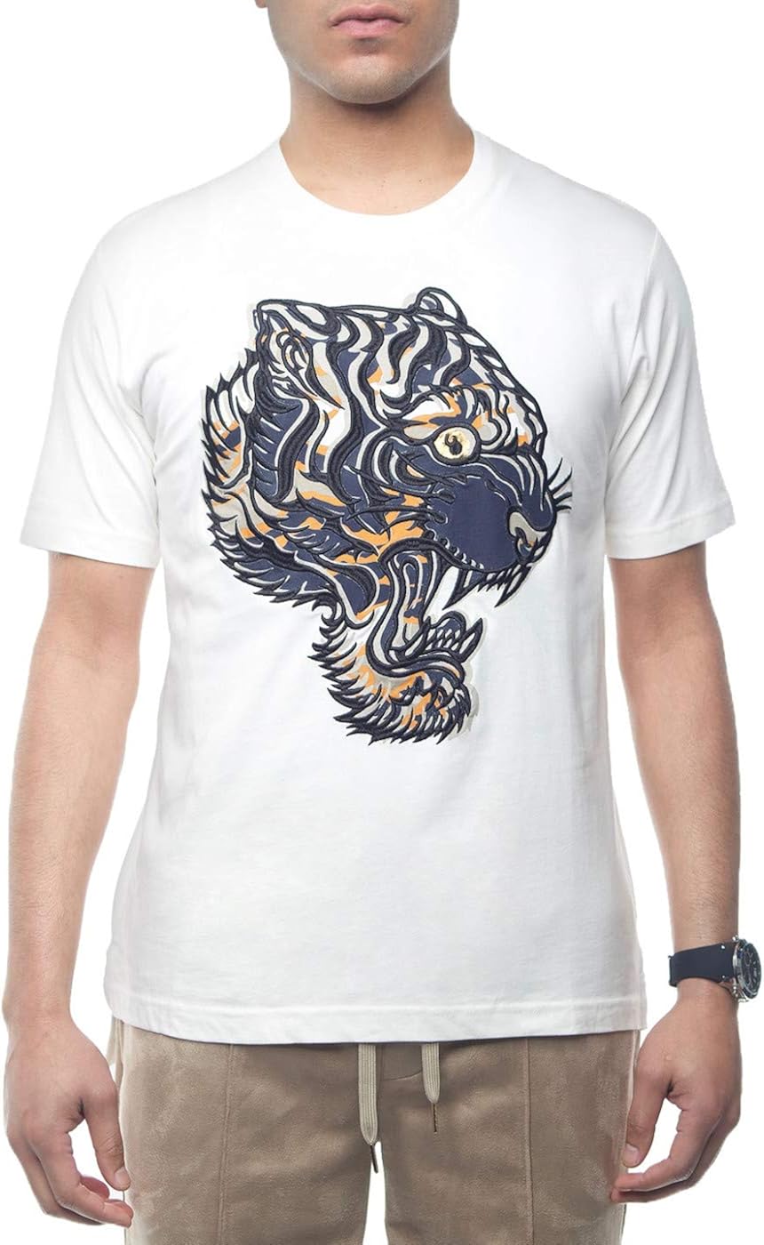 Sean John Mens' Embroidered Tiger TShirt. Tiger Head (XL
