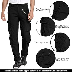 Men's BDU Casual Military Pants, Tactical Wild Army