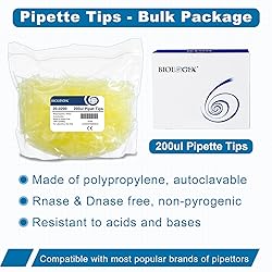 CryoKing 200ul Pipette Tips, 1000Pcs Universal