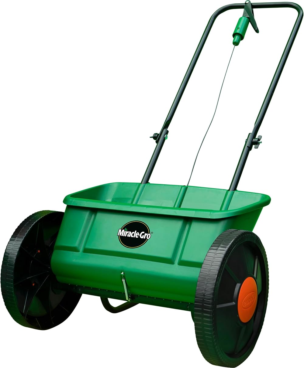 Miracle-Gro Lawn Seed Drop Spreader – 45 cm Spreading Width, Easy to Use