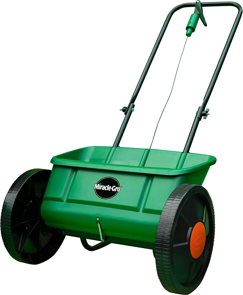 Miracle-Gro Lawn Seed Drop Spreader – 45 cm Spreading Width, Easy to Use