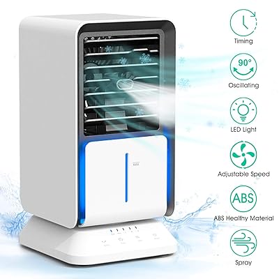 KLOUDI Portable Air Conditioner Fan with Timer Spain Ubuy