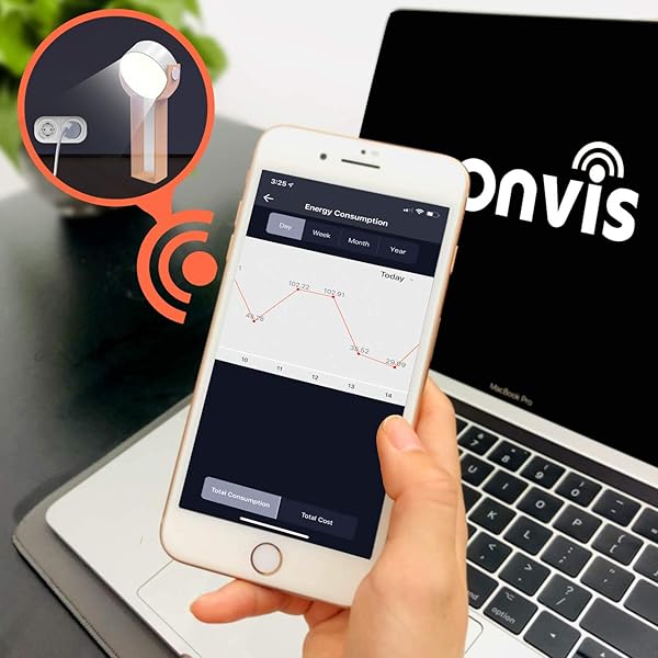 OVNIS Enchufe inteligente con wifi HomeKit enchufe inteligente con Siri Alexa Google Assistant enchufe inteligente para el hogar compatible con temporizador medicin de consumo de energa de 10 A