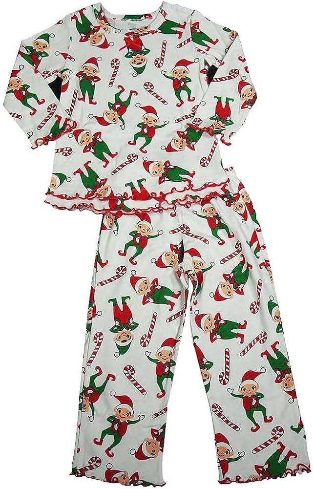 girls ruffle pajamas