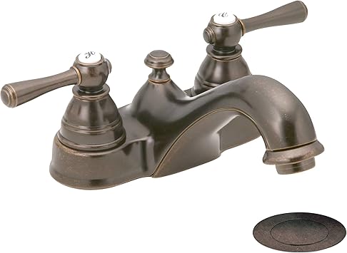 Moen 6101orb Kingsley Two Handle Centerset Bathroom Faucet Oil Rubbed Bronze Touch On Bathroom Sink Faucets Amazon Com