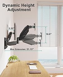 MOUNT PRO Dual Monitor Wall Mount for 2 Computer