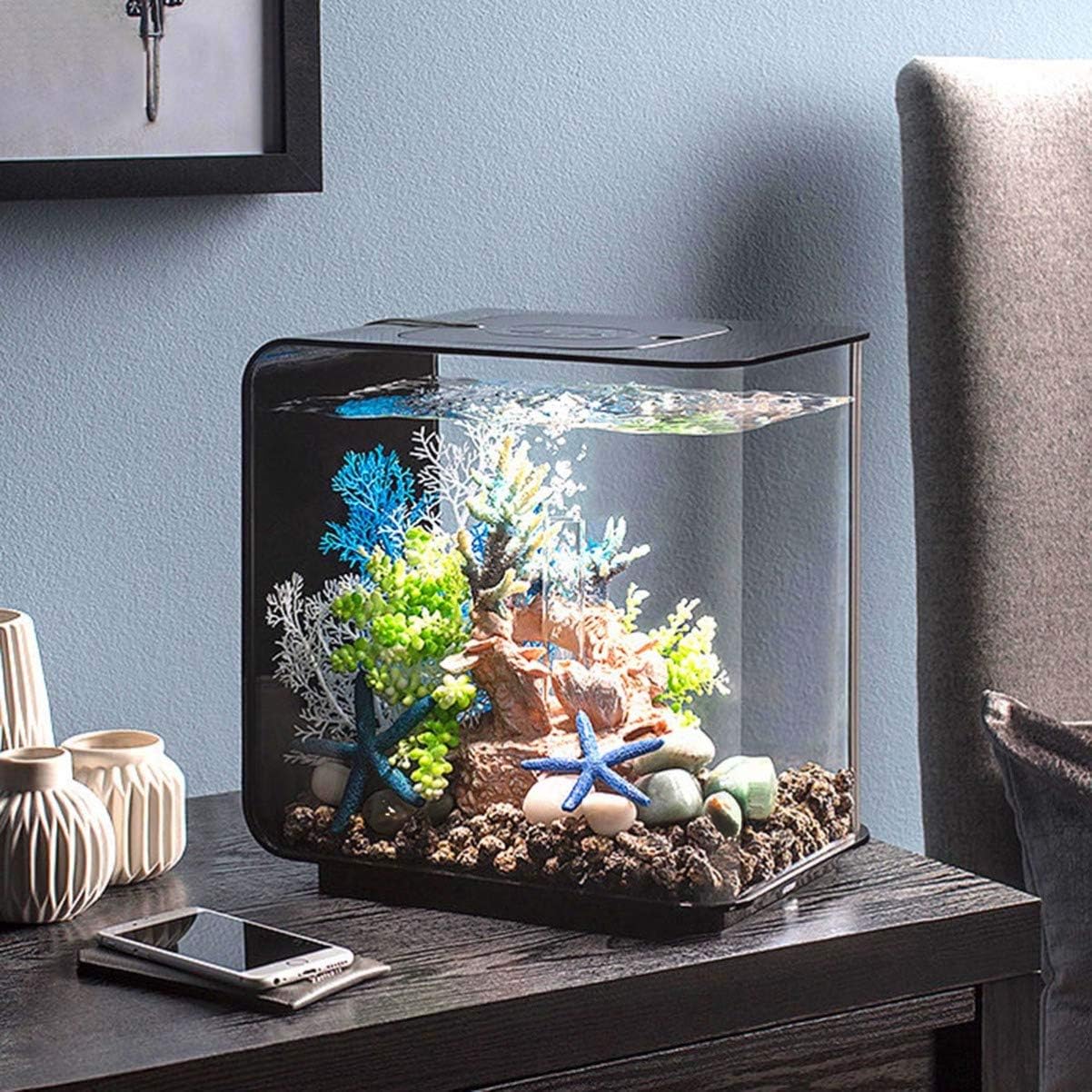 POPETPOP Aquarium Pebbles Substrate Decorations Polished Gravel Stone Fish Tank Landscaping Tumbled Stones for Vase Fillers,Plants Bonsai 500g - Image 4