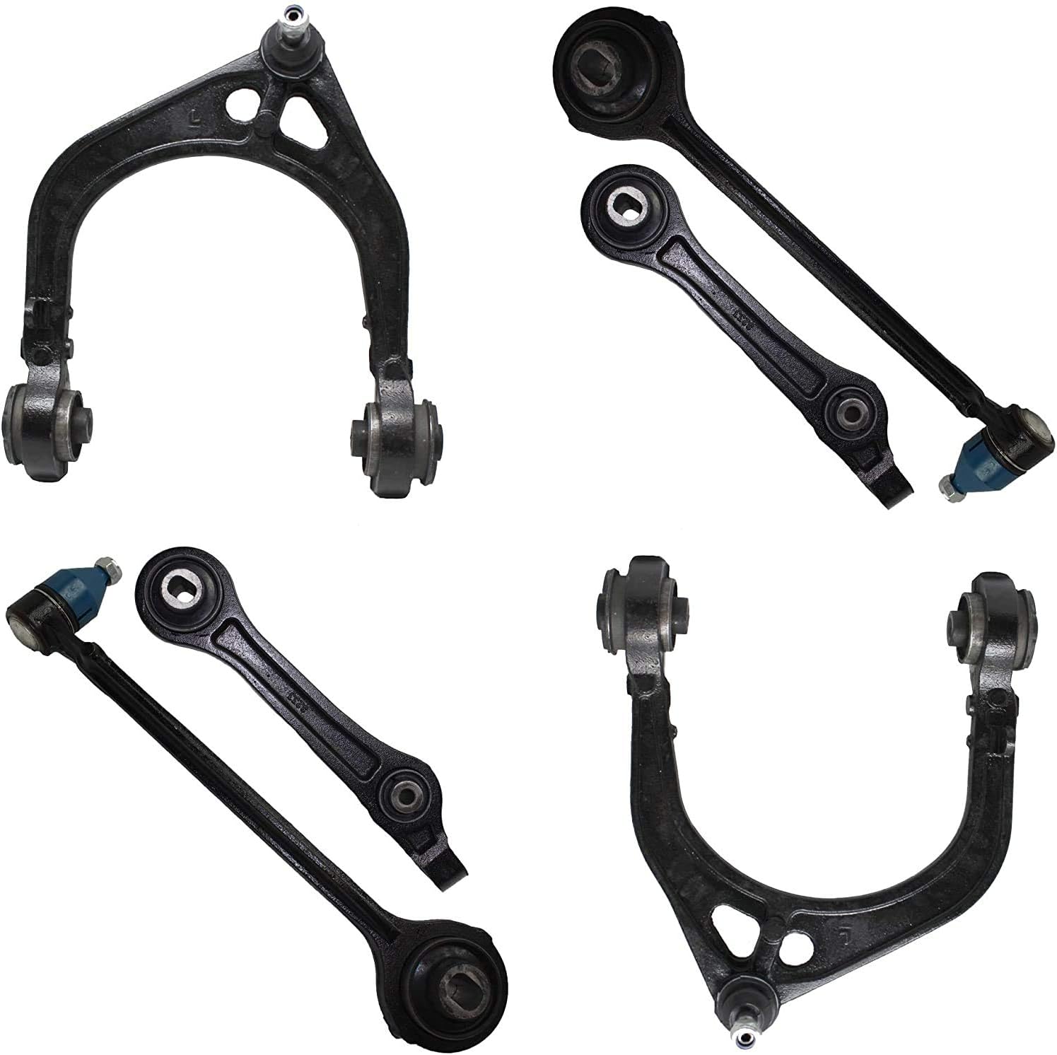 Bodeman 6PC Front Upper + Lower Forward Control Arm w