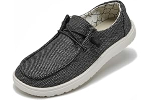 ZMLC Women's Loafers Slip-On Shoes, Comfortable Flat Shoes for Women Casual Lace Up Loafers Walking Flats Slip On Shoes for Women with Soft EVA Sole Size 5.5-11