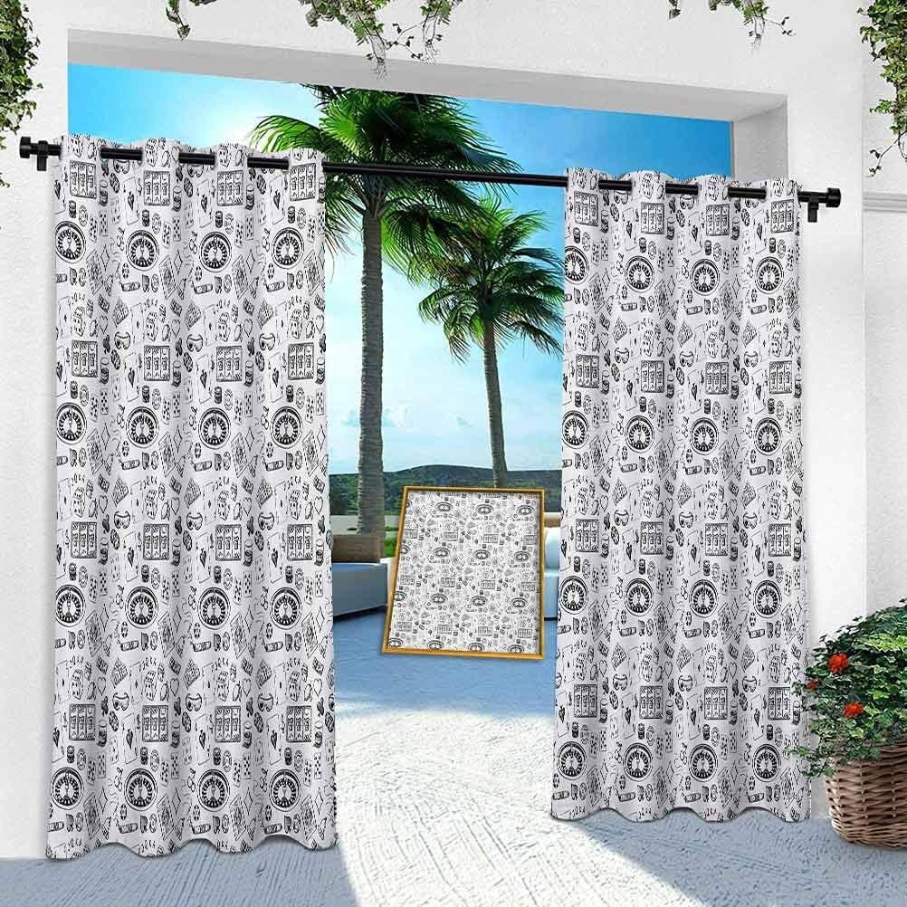 YUAZHOQI Cortinas de patio al aire última intervensión, impermeables