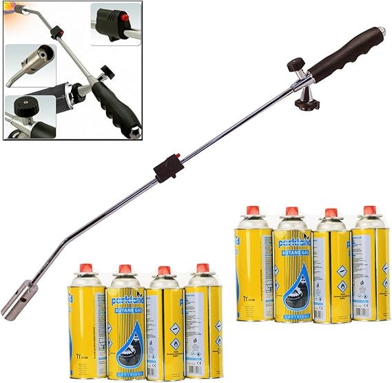 Bond Hardware® Butane Gas Weed Wand Blowtorch Garden Torch Weeds Killer