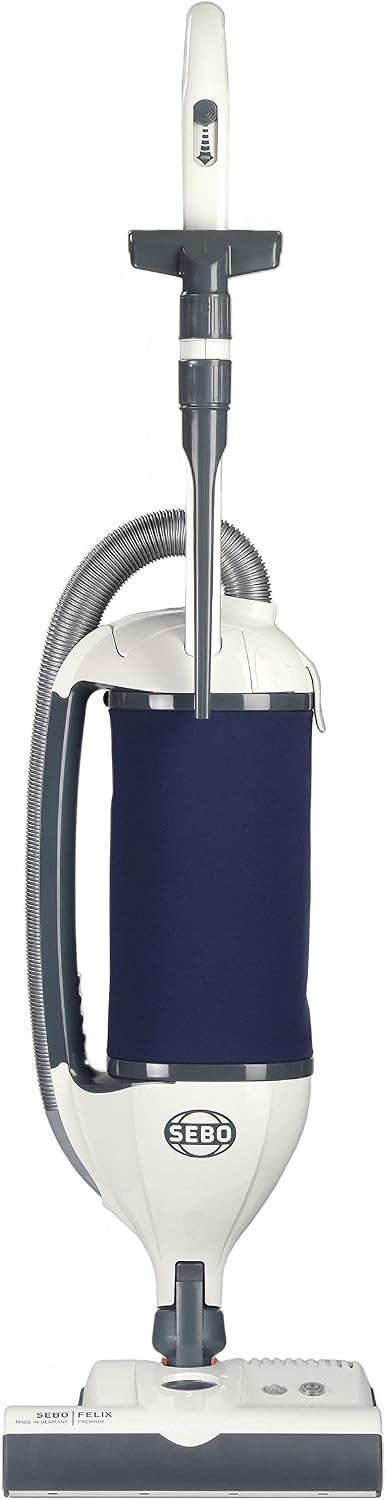 SEBO 90815GB Felix ePower Vacuum Cleaner, 700 W, White/Navy