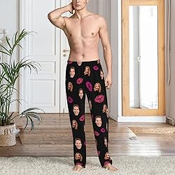 Personalized Custom Pajama Pants For Men With Face