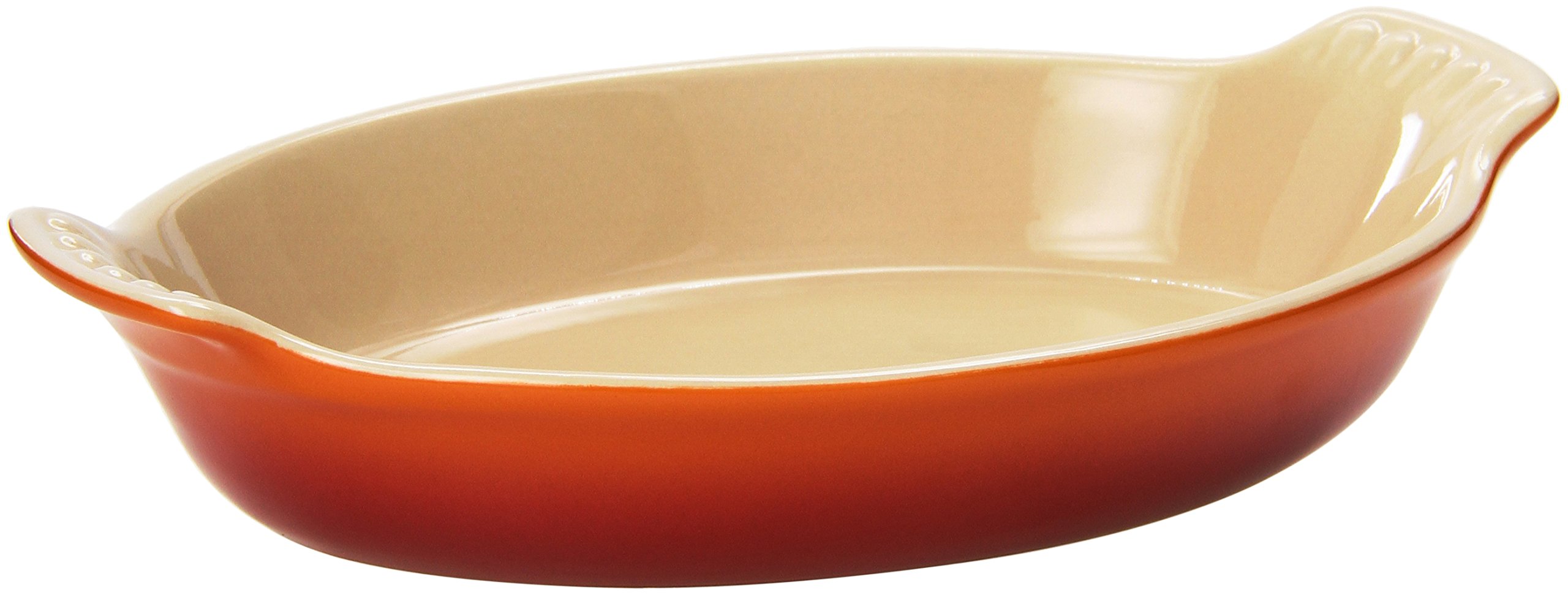 Le Creuset PG0400122 Heritage Stoneware Petite Au Gratin Dish, 6 oz