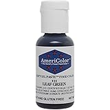 AmeriColor, Leaf Green.75 Ounce Bottle, Soft Gel Paste Food Color