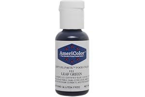 AmeriColor, Leaf Green.75 Ounce Bottle, Soft Gel Paste Food Color