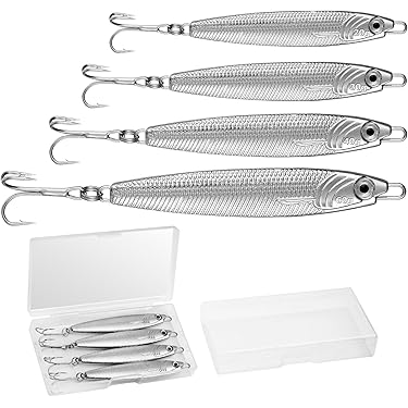 Lot De 6 Cuillères De Pêche Métal 5-40g, Pour Truite, Bass, Leurres Coulants