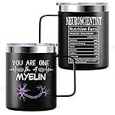 Grawmise Neuroscience Gifts for Neurologist, 12oz Neuroscientist Mug for Birthday Christmas Appreciation Gift, Best Neurology Gifts
