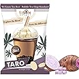 Fusion Select Taro Bubble Tea Mix - Boba Tea Powder Flavored 3-in-1 Drink Powder with Cream & Sugar - Instant Pre-Mixed Beverage for Hot or Cold Blends & Yummy Frappes - 6 oz. Pack, Made in Taiwan