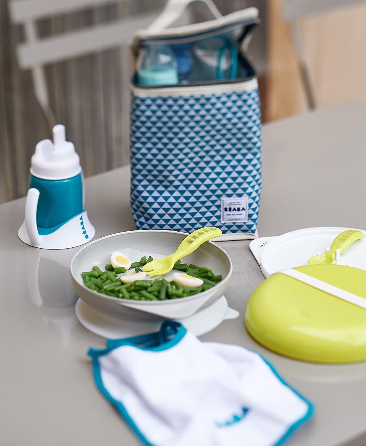 Beaba Pochette Repas Bebe Isotherme Couleur Bleu Amazon Fr Bebes Puericulture