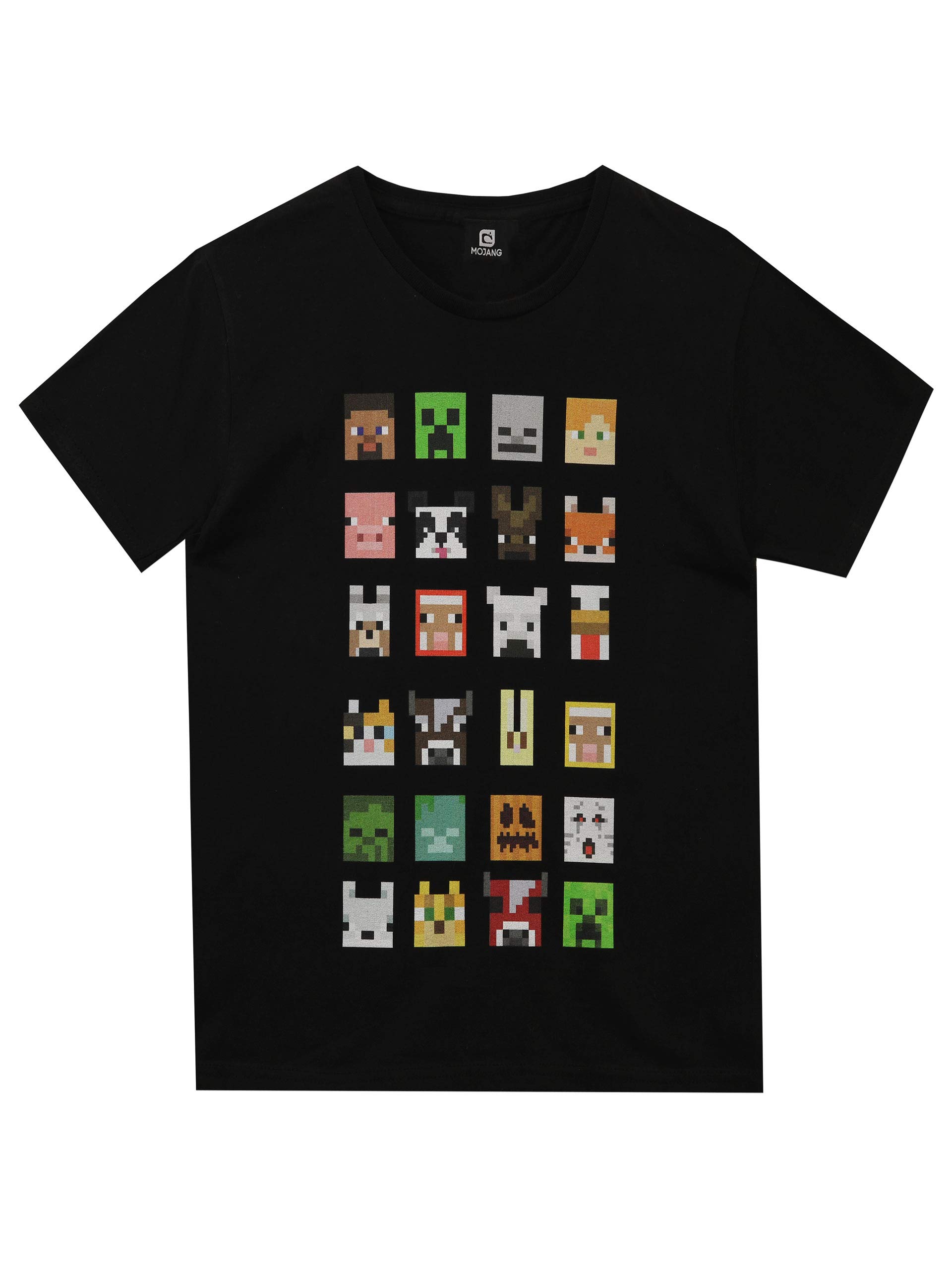Minecraft Boys T-Shirt Black 3-4 Years