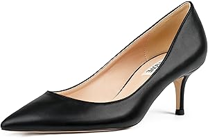 JOY IN LOVE Women's Shoes Low Heels Pointy Toe Kitten Heel Daily Pumps
