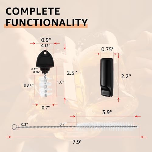 3-Pack Draft Beer Tap Cleaning Plugs - Sanitary Brush Tool For Beer Faucets & Taproom Maintenance 10 thumbnail image