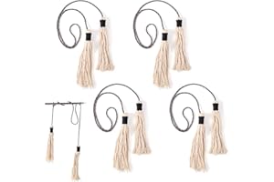 Sinbana Hemp Ropes for Deer Hunting, 55in Hemp Scent Cotton Rope with Two Scent Tassels Deer Attractant Scraping Rope for Men