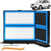 72880FL000 Premium Cabin Air Filter Compatible with Subaru Forester 2019-2024/ WRX 2023, CF12775 OEM Passenger Compartment Activated Carbon AC Filter Create Cleaner Inside Air For Your Car