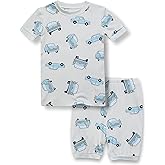 Vaenait Toddler Girls Boys Kids Girls Boys Animal Flower Patern Sleepwear Pajamas Summer Viscose Pjs